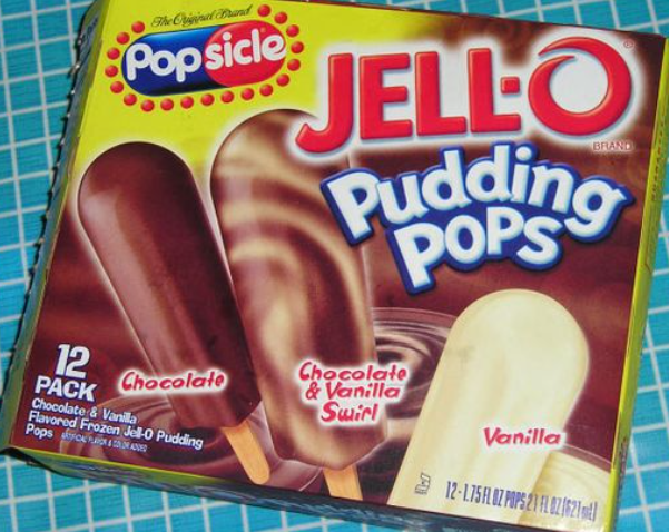 Jell-O Pudding Pops from Pinterest