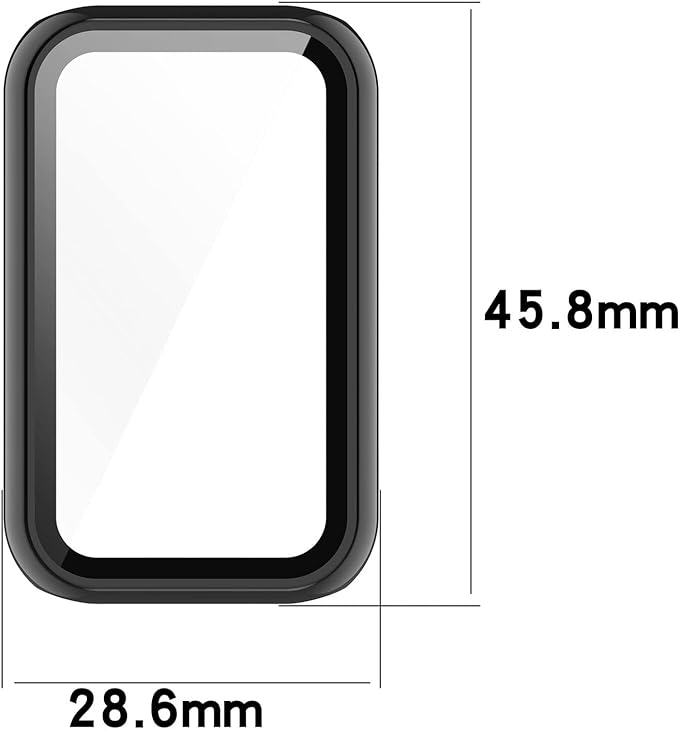 Measurements for Amazfit Band 7 screen protector, from E ECSEM brand store on Amazon