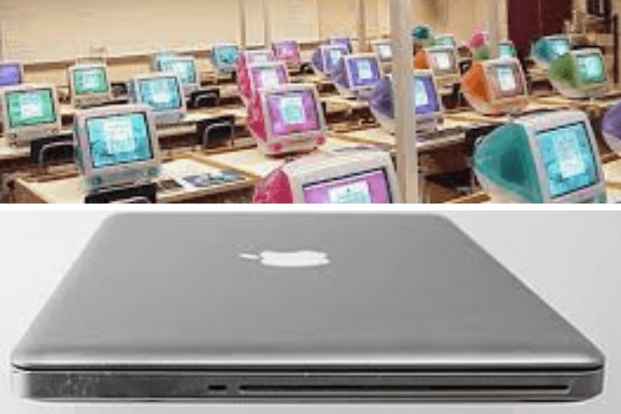 vintage apple products compared 