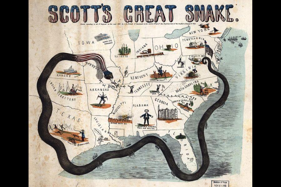 Winfield Scott’s Anaconda Plan