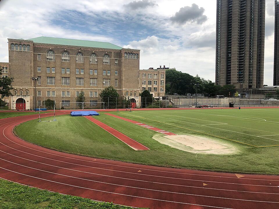 High School athletic field