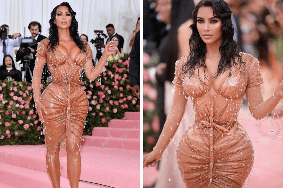 Kim Kardashian Wet Look