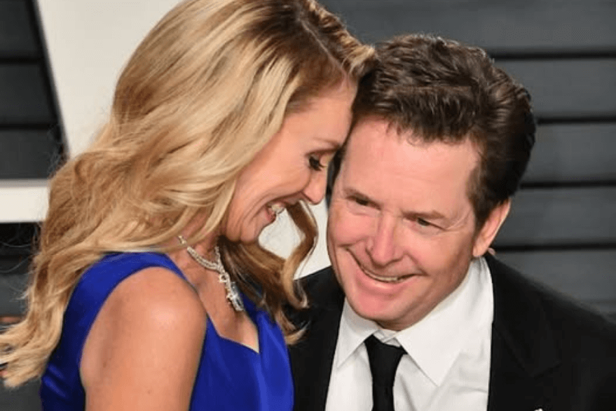 Michael J. Fox and Tracy Pollan