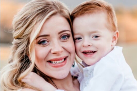 Kaci Wilson and Miles, Young Mother and 4 year old son. 
